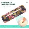 Decorative Lemon Summer Pillow with Cylindrical Memory Foam Neck Support view 4