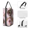 Cupcakes Donuts Muffins Sugar-Printed Cosmetic Case with Handle, White view 3