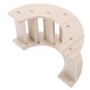 UPKOCH Beige Wooden Bridge for Small Pets Like Hamsters and Gerbils, with Climbing Function and Protection from Damage view 1
