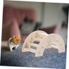 UPKOCH Beige Wooden Bridge for Small Pets Like Hamsters and Gerbils, with Climbing Function and Protection from Damage view 4