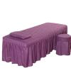 LYXYGMV 1-Piece Massage Table Bed Sheet Only, Pink, 190 x 70 cm view 2