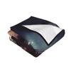 Animal, Cat and Astronaut Print Throw Blanket, 127 x 101 cm, Soft Cozy Fleece Blanket view 2