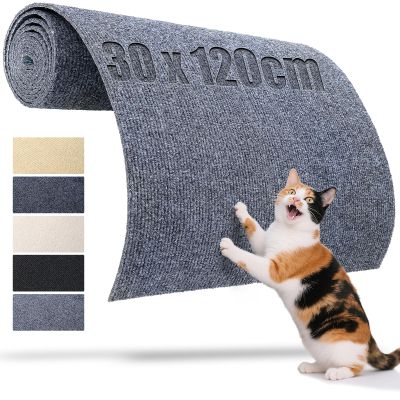 TXXATX Self-Adhesive Cat Scratching Mat 120x30 cm