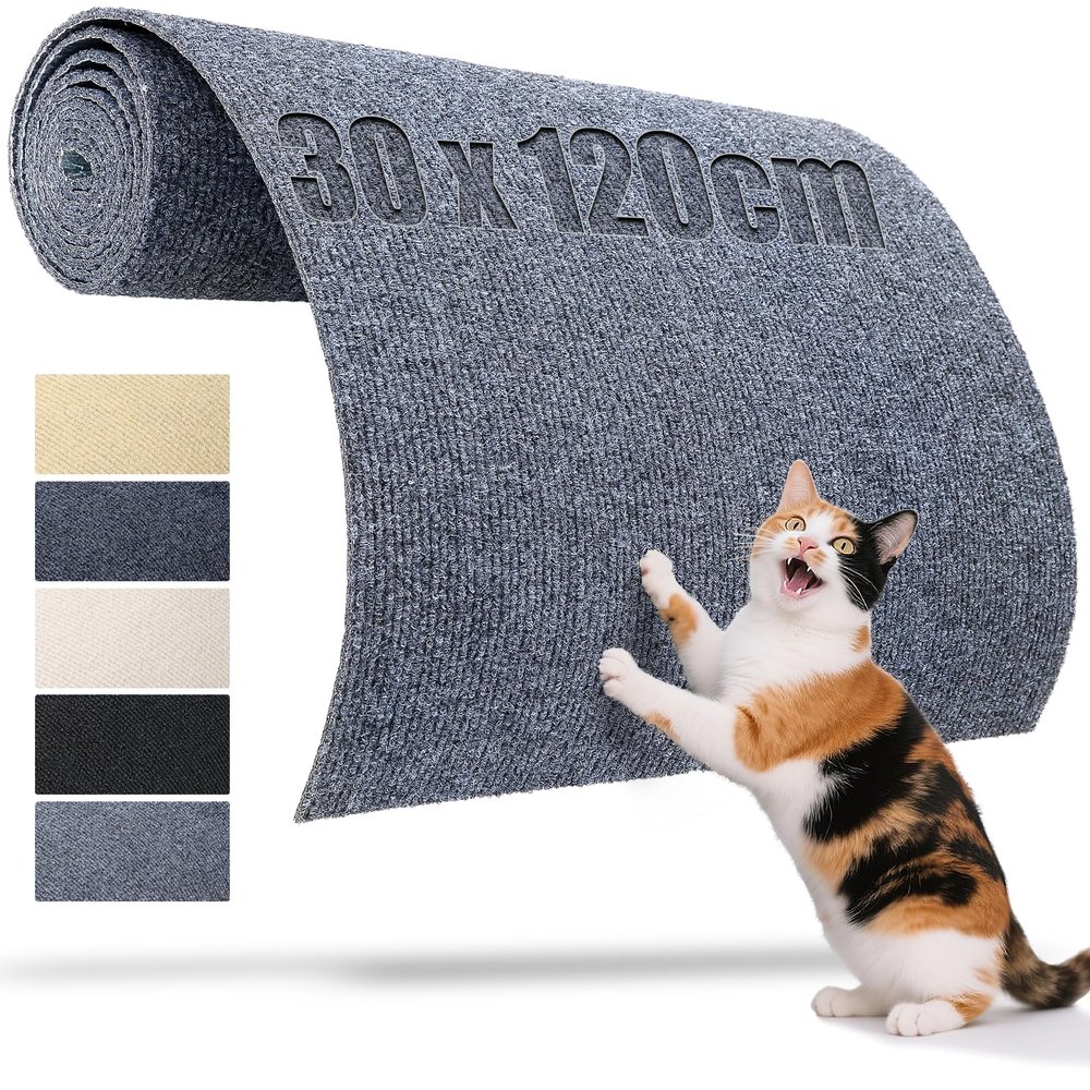 TXXATX Self-Adhesive Cat Scratching Mat 120x30 cm