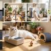 TXXATX Self-Adhesive Cat Scratching Mat 120x30 cm view 2