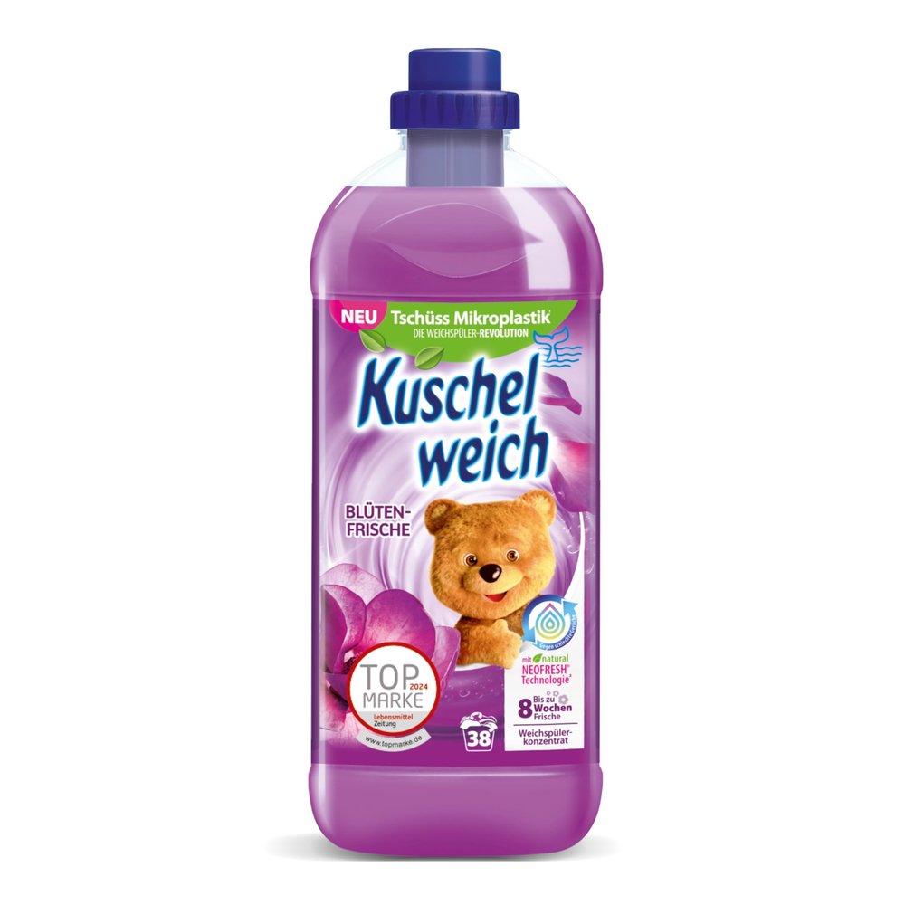 Kuschelweich Fabric Softener 1 L, Floral Freshness, Cozy-Soft