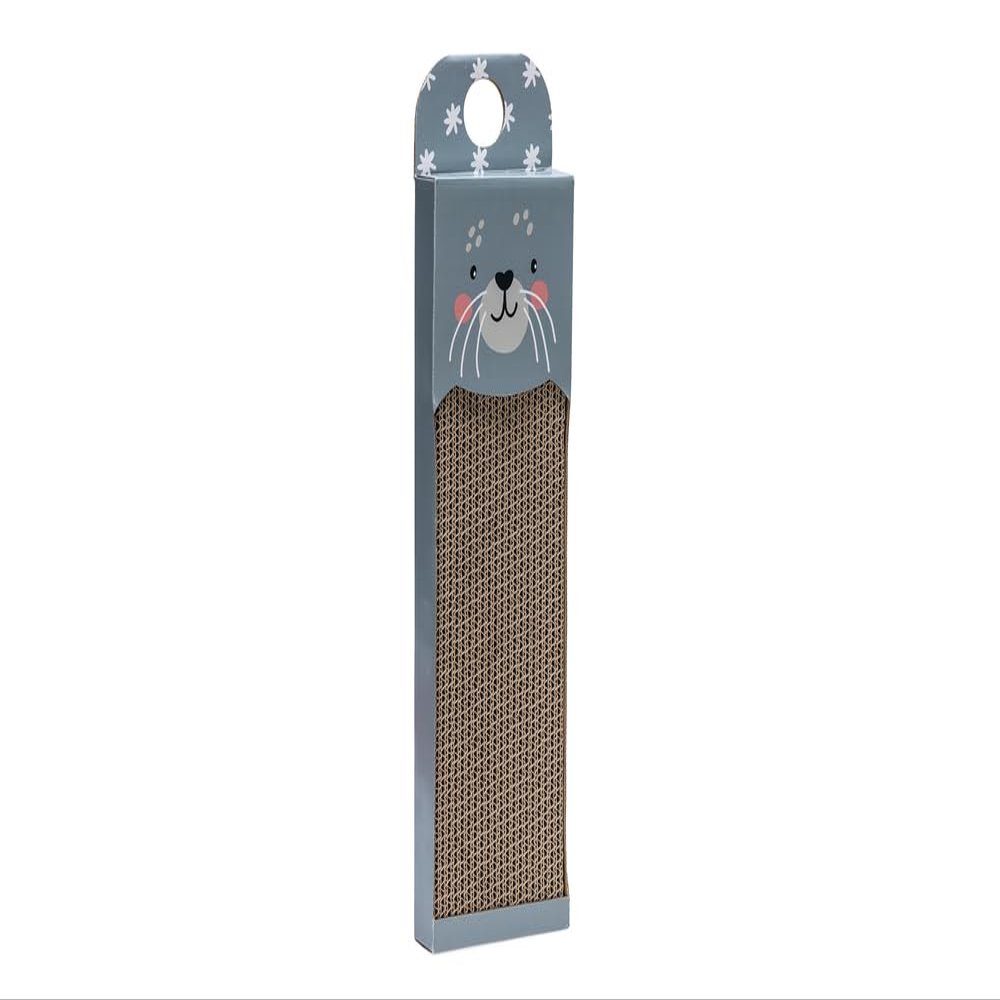 Beeztees Seal, Scratching Board, Cardboard, Blue, 45x13x2 cm