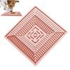 Cat Food Puzzle Mat: Waterproof Interactive Slow-Feeder Mat with Flexible, Non-Slip Silicone and Wooden Dispenser view 2