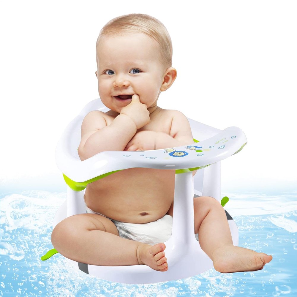 Baby Bath Seat from 6 Months, Ergonomic Sitting Support