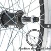 24-Inch Wheelchair Replacement Wheels, 2-Pack, Black, 100 kg Capacity view 4