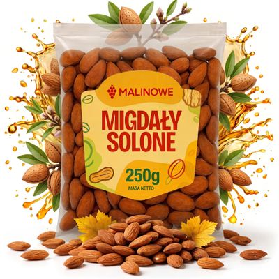 Malinowe Salted Almonds 250 g
