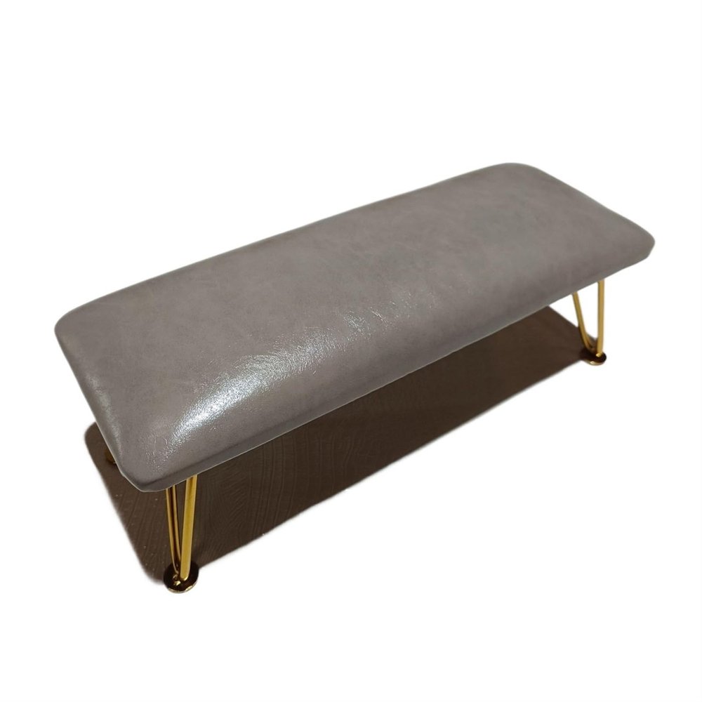 Ayztantine Nail Tech Armrest, Large Cushion with Gray-Gold Stand
