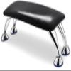 Ayztantine Nail Tech Armrest, Large Cushion with Gray-Gold Stand view 2