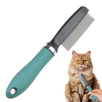 Flea Comb - Stainless Steel Grooming Tool for Pets