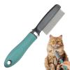 Flea Comb - Stainless Steel Grooming Tool for Pets view 1