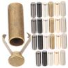 HAPINARY Alloy Metal Cord Ends, 24-Piece Replacement Set for Waistband Drawstrings and Shoelaces view 1