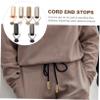 HAPINARY Alloy Metal Cord Ends, 24-Piece Replacement Set for Waistband Drawstrings and Shoelaces view 3
