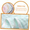 CALLARON 5-Piece Cotton Burp Cloths, Highly Absorbent and Quick-Drying, for Newborns view 2