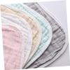 CALLARON 5-Piece Cotton Burp Cloths, Highly Absorbent and Quick-Drying, for Newborns view 3