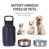 Guangcailun Portable Dog Water Bottle for Hiking and Camping, Metal view 4