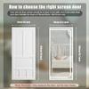Reinforced Pet Screen Door Curtain, 100 x 210 cm view 2