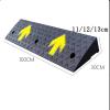 JNHGSHUAISDF Rubber Curb Ramp, Non-Slip Threshold Ramp for Outdoor Use, Loading Ramp for RVs and Trucks (100 x 30 x 11 cm) view 2