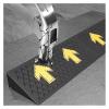 JNHGSHUAISDF Rubber Curb Ramp, Non-Slip Threshold Ramp for Outdoor Use, Loading Ramp for RVs and Trucks (100 x 30 x 11 cm) view 3