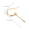 BUGUUYO 2-Pack Brass Hooks for Small Cages, Smooth and Weather-Resistant, for Hanging Bird Cages Outdoors view 2