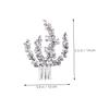Silver Rhinestone Metal and Crystal Hair Comb for Women view 2
