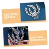 Silver Rhinestone Metal and Crystal Hair Comb for Women view 3