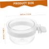Parrot Food Container with Hanging Design, Reusable for Bird Cages view 2