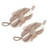 VICASKY 2-Pack Nylon Shower Puffs with Long Mesh and Hanging Cords view 1
