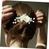 CALLARON Vintage Chinese Floral Hair Comb for Women, Green view 4