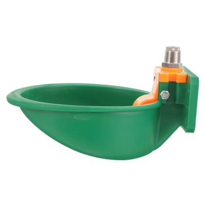 Automatic Water Dispenser Cow Water Bowl for Sheep, Green Plastic