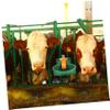 Automatic Water Dispenser Cow Water Bowl for Sheep, Green Plastic view 4
