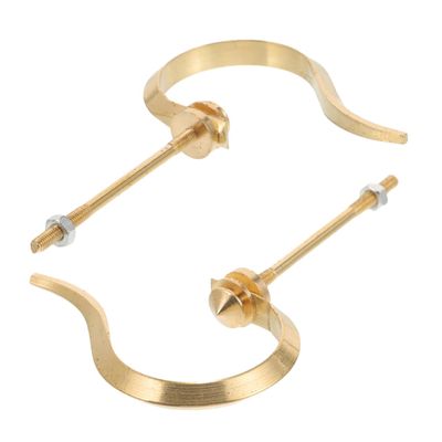 Toddmomy 2-Pack Brass Hanging Hooks for Bird Cages