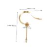 Toddmomy 2-Pack Brass Hanging Hooks for Bird Cages view 2