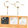 Toddmomy 2-Pack Brass Hanging Hooks for Bird Cages view 3