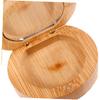 Abaodam 2-Pack Folding Bamboo Cosmetic Mirrors view 3