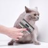 Portable Stainless Steel Horse Hair Removal Brush, Silver view 2