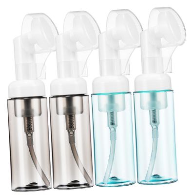 4-Pack 60 mL Plastic Foaming Bottles with Foaming Pumps