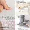 Pet Feeding Mat for Dogs and Cats, PVC Floor Protector, Non-Slip Waterproof, Gray, 100 x 140 cm view 4