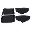 OUNONA Breathable Memory Foam Handle Pads for Walking Sticks, Black Polyester view 1