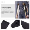 OUNONA Breathable Memory Foam Handle Pads for Walking Sticks, Black Polyester view 2