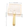 VANZACK Metal Cat Litter Scoop with Sieve and Wooden Handle view 4