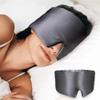 Silk Satin Sleep Mask, Comfortable Eye Mask, Eye Protection, Relaxation, Enlarged Eye Cover, for Women and Men, Sleep & Health (Black, 4 Pieces) view 3