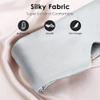 Silk Satin Sleep Mask, Comfortable Eye Mask, Eye Protection, Relaxation, Enlarged Eye Cover, for Women and Men, Sleep & Health (Black, 4 Pieces) view 4