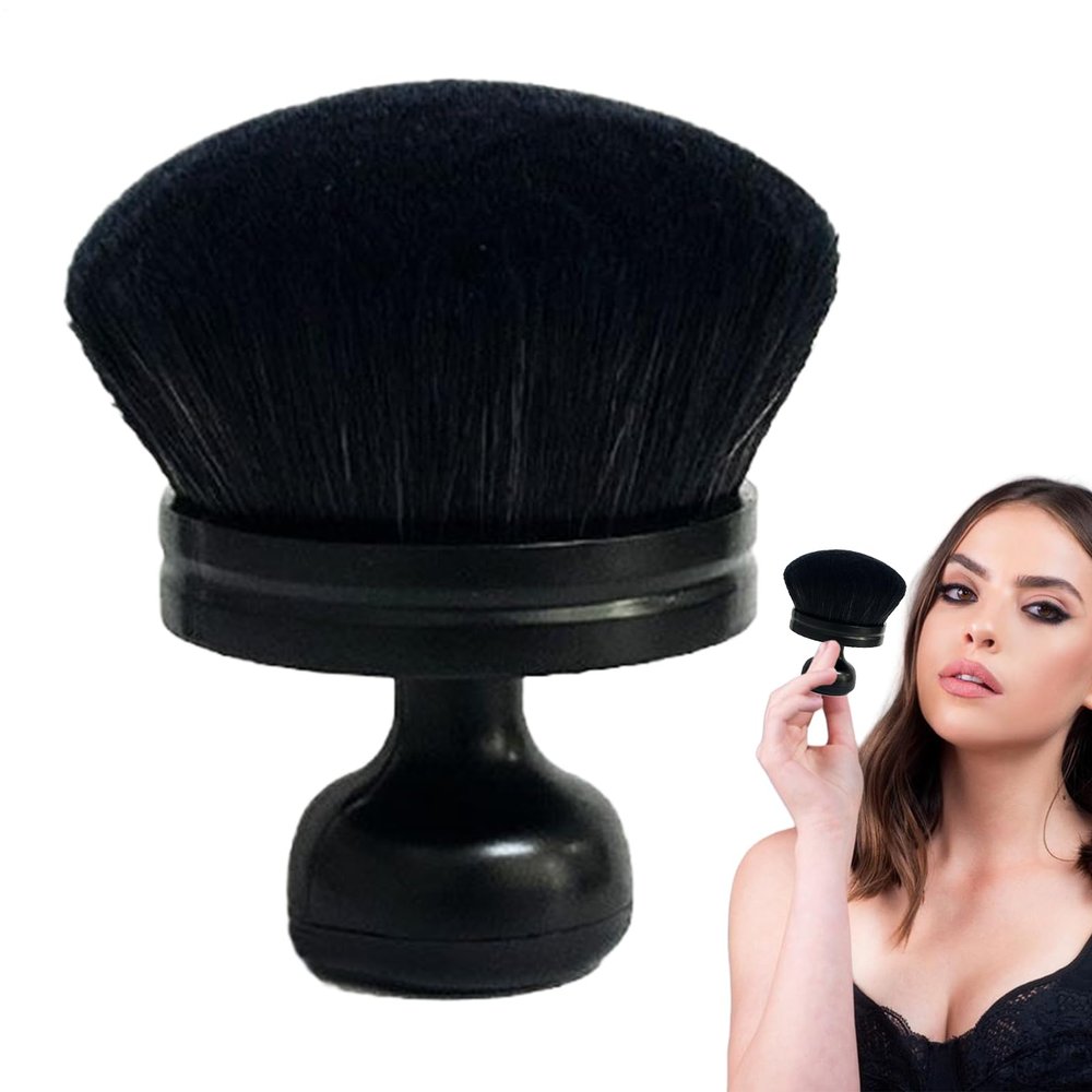 Extra-Large Oval Body Makeup Brush for Bronzer, Sunscreen, Foundation, and Loose Powder