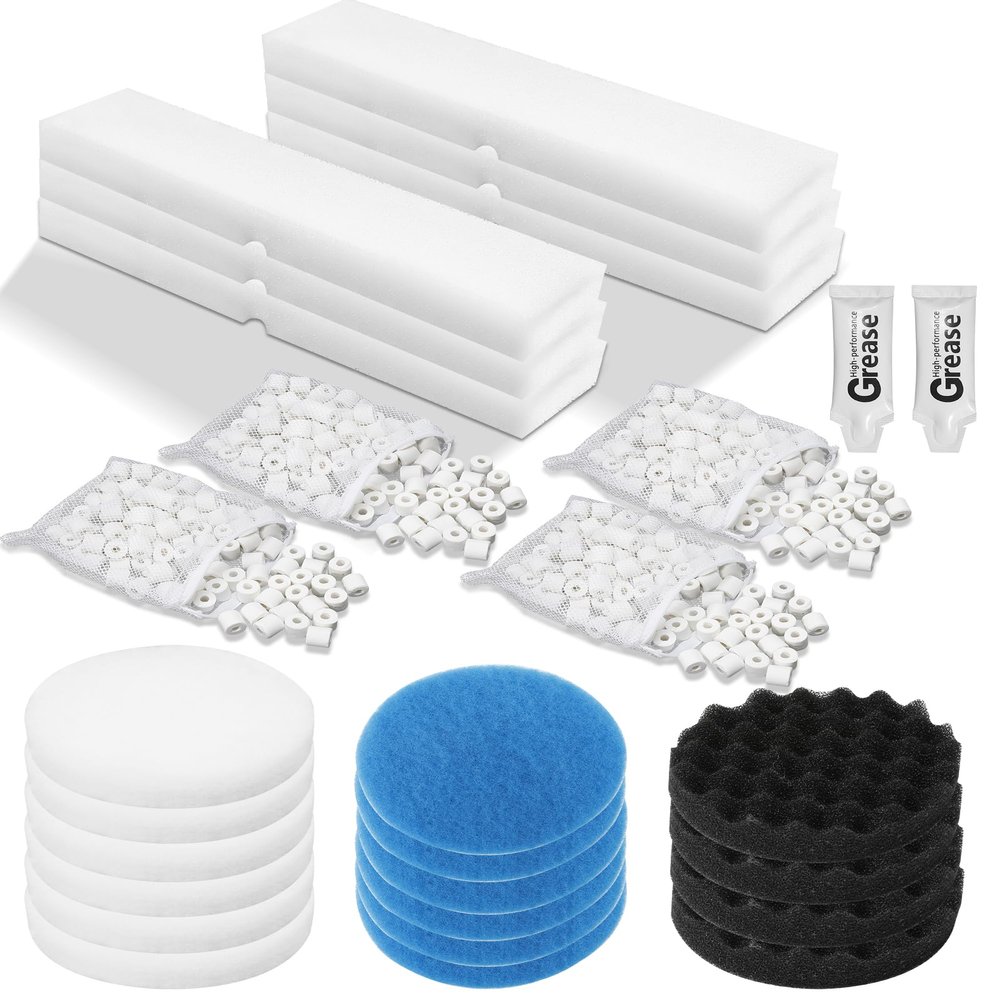 Replacement Filter Media Set for Fluval FX2/FX4/FX5/FX6 Aquarium Filters