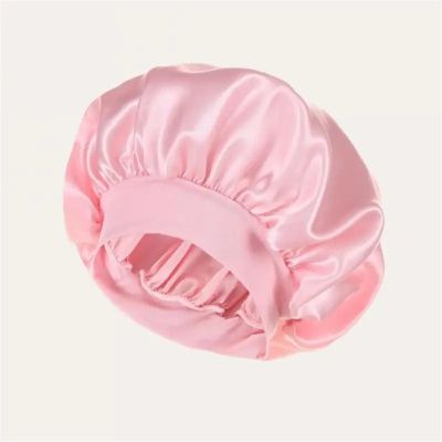 Women's Satin Sleep Bonnet, Powder